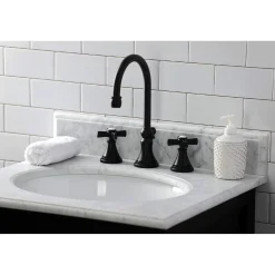 KS298XZX-P Millennium Widespread Bathroom Faucet with Brass Pop-Up 8