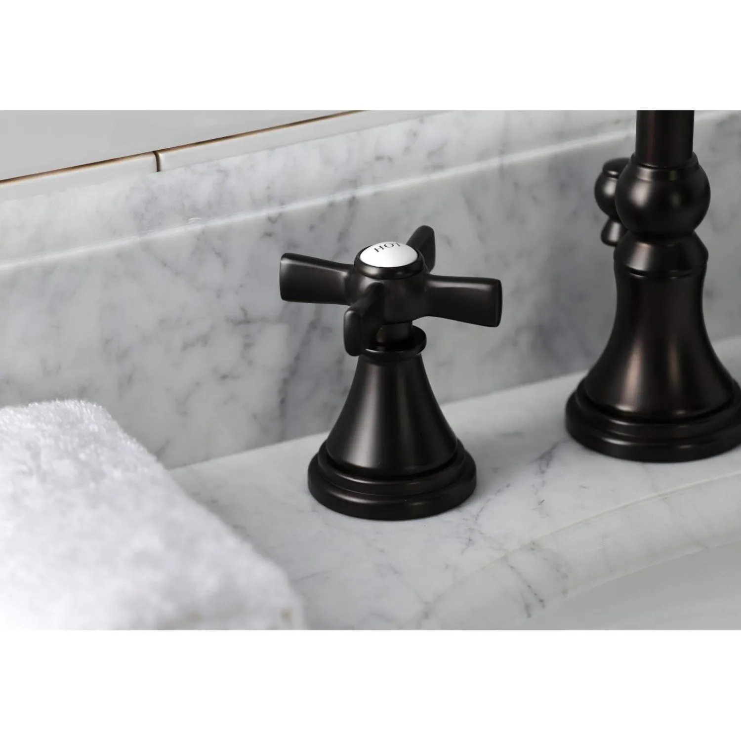 KS298XZX-P Millennium Widespread Bathroom Faucet with Brass Pop-Up 8" Widespread