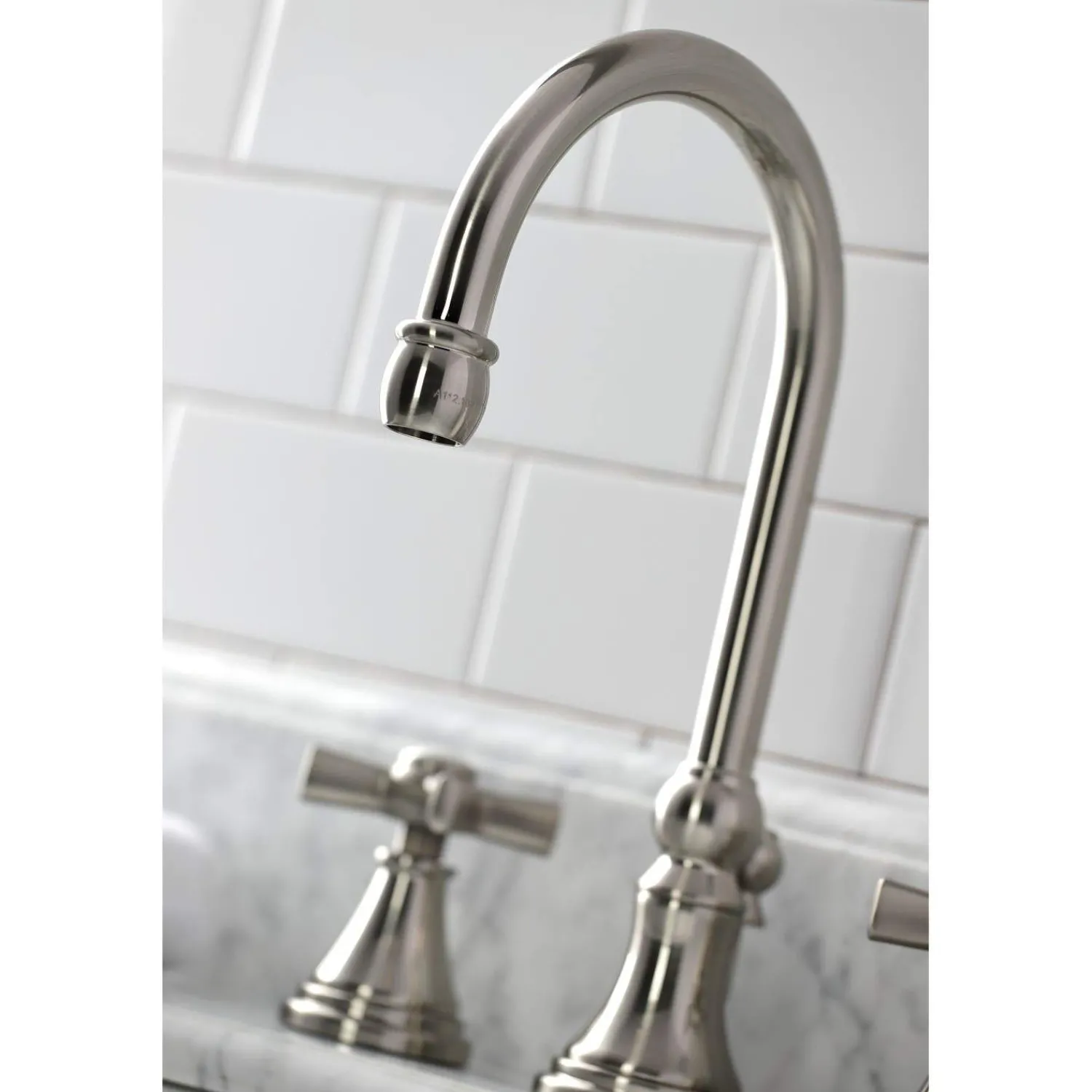 KS298XZX-P Millennium Widespread Bathroom Faucet with Brass Pop-Up 8" Widespread