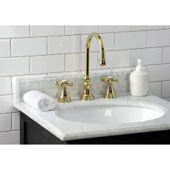KS298XZX-P Millennium Widespread Bathroom Faucet with Brass Pop-Up 8