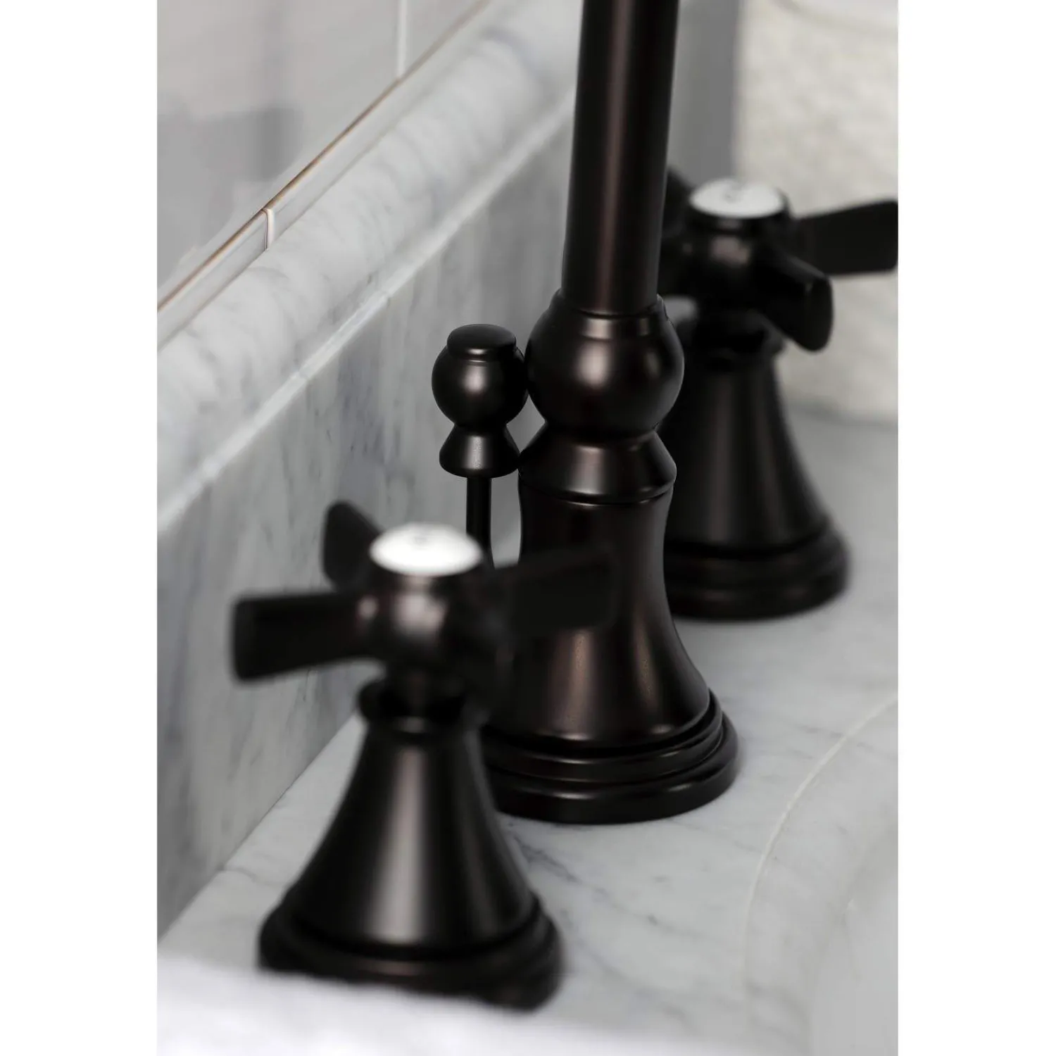 KS298XZX-P Millennium Widespread Bathroom Faucet with Brass Pop-Up 8" Widespread