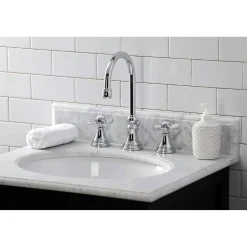 KS298XZX-P Millennium Widespread Bathroom Faucet with Brass Pop-Up 8
