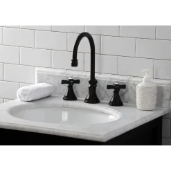 KS298XZX-P Millennium Widespread Bathroom Faucet with Brass Pop-Up 8