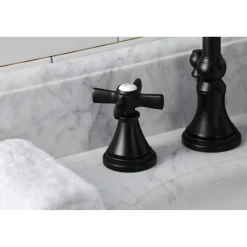 KS298XZX-P Millennium Widespread Bathroom Faucet with Brass Pop-Up 8
