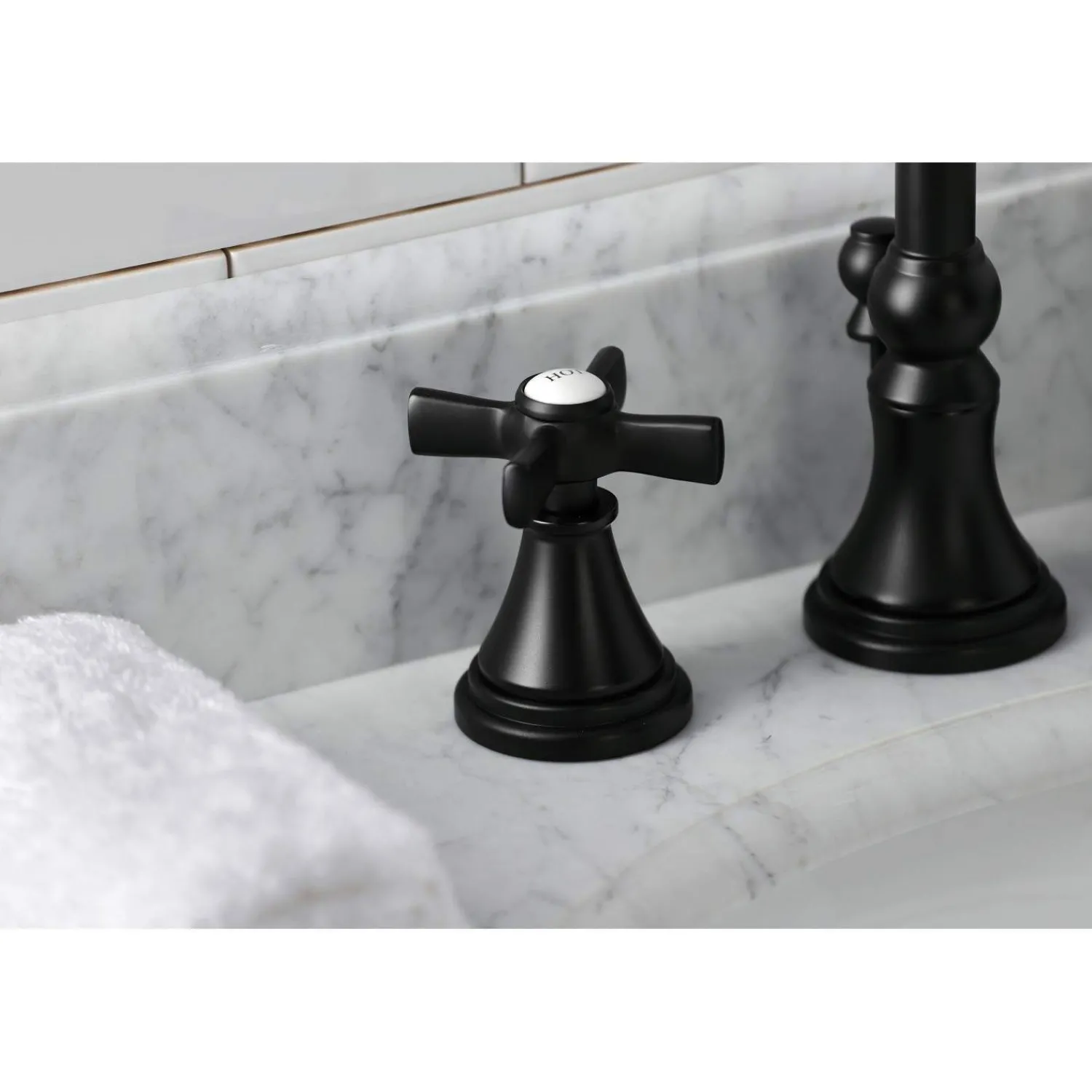 KS298XZX-P Millennium Widespread Bathroom Faucet with Brass Pop-Up 8" Widespread