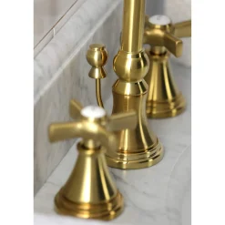 KS298XZX-P Millennium Widespread Bathroom Faucet with Brass Pop-Up 8