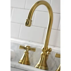 KS298XZX-P Millennium Widespread Bathroom Faucet with Brass Pop-Up 8