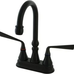 Discount KS2495ZL Silver Sage Widespread ADA Bar Faucet in Oil Rubbed Bronze Bar Faucets
