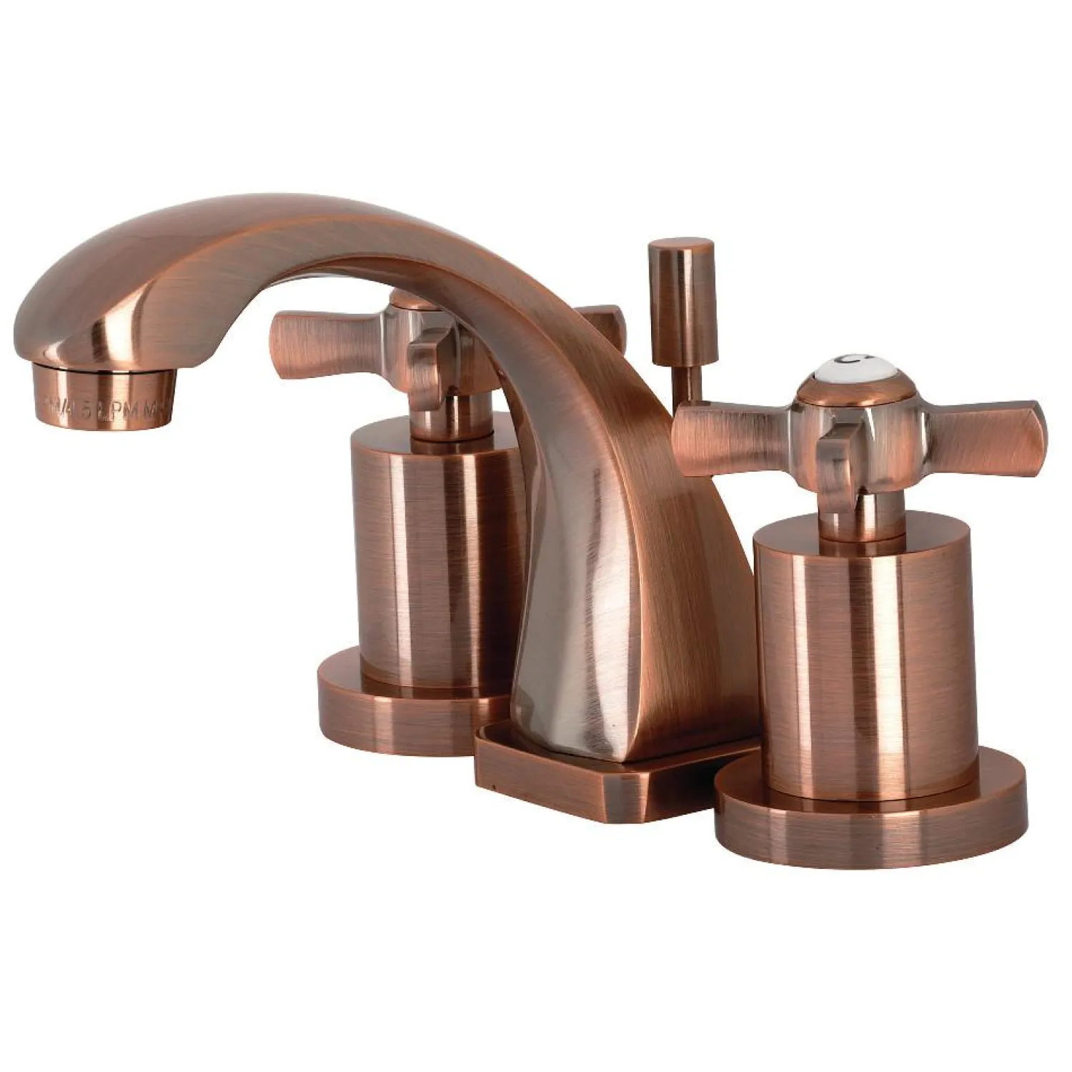 Hot KS494ZXAC Millennium 8 in. Widespread Bathroom Faucet, Antique Copper 8" Widespread