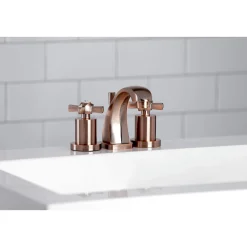 Hot KS494ZXAC Millennium 8 in. Widespread Bathroom Faucet, Antique Copper 8