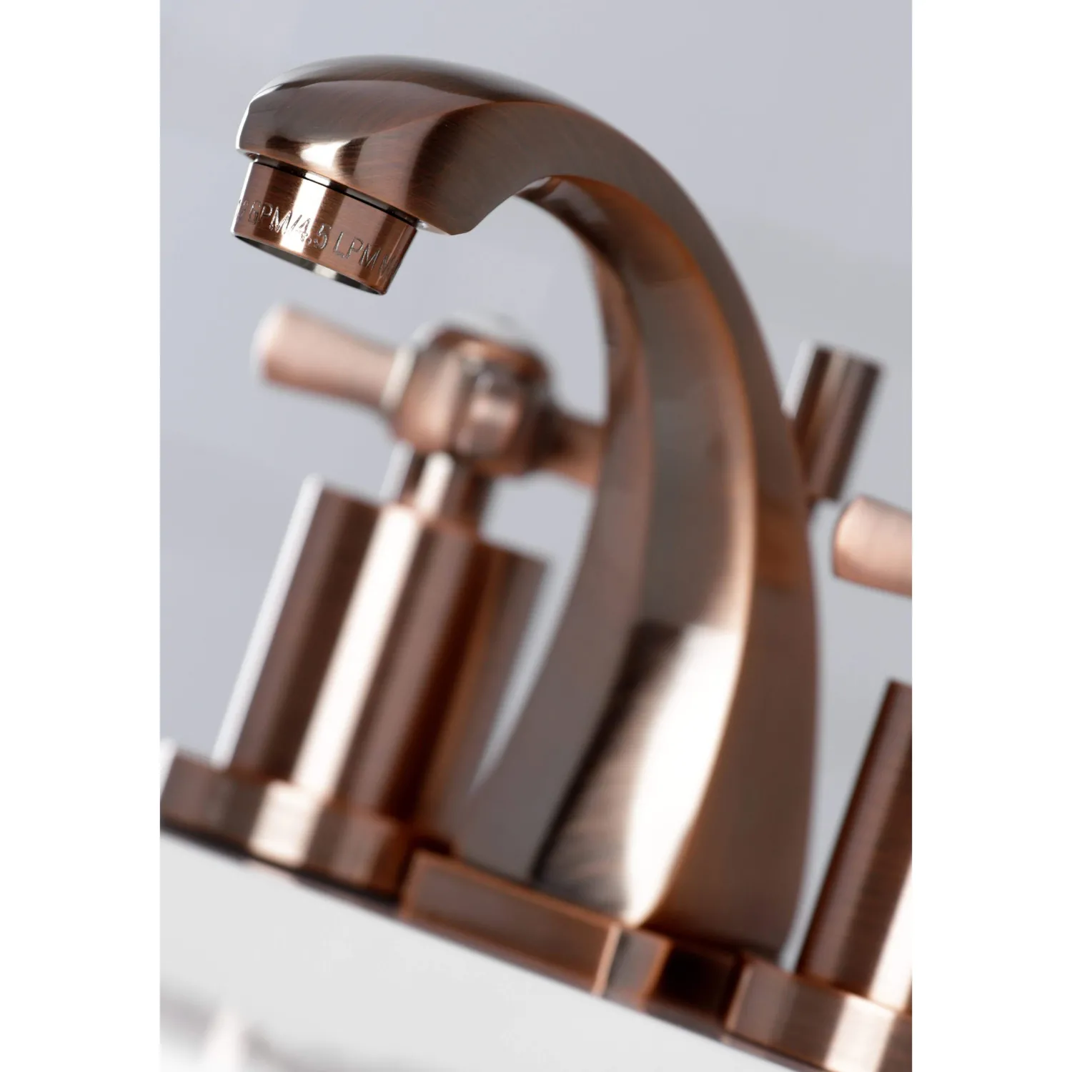 Hot KS494ZXAC Millennium 8 in. Widespread Bathroom Faucet, Antique Copper 8" Widespread