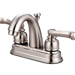 Clearance Lever-Handle 4-Inch Centerset Bathroom Faucet 4