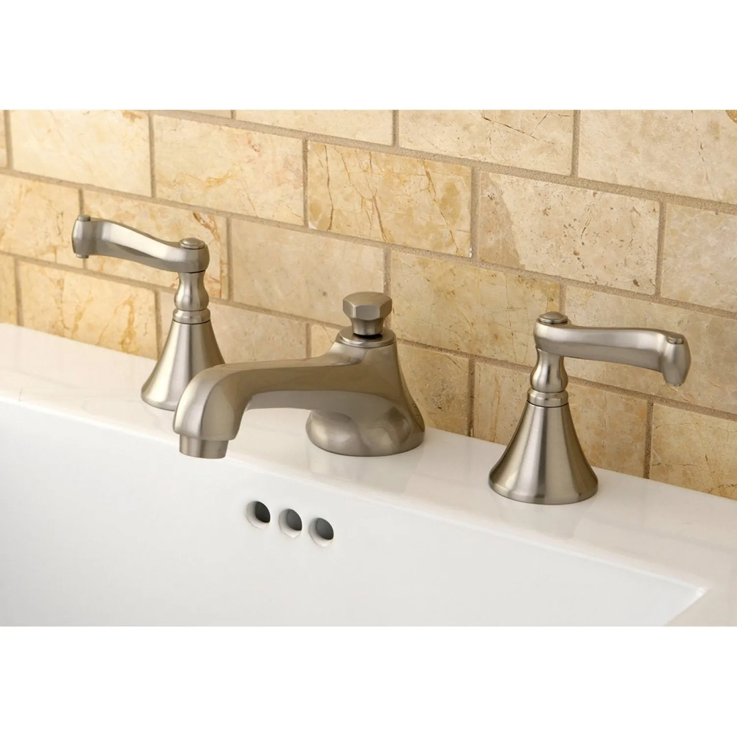 Discount Lever-Handle 8-Inch Widespread Bathroom Faucet 8" Widespread