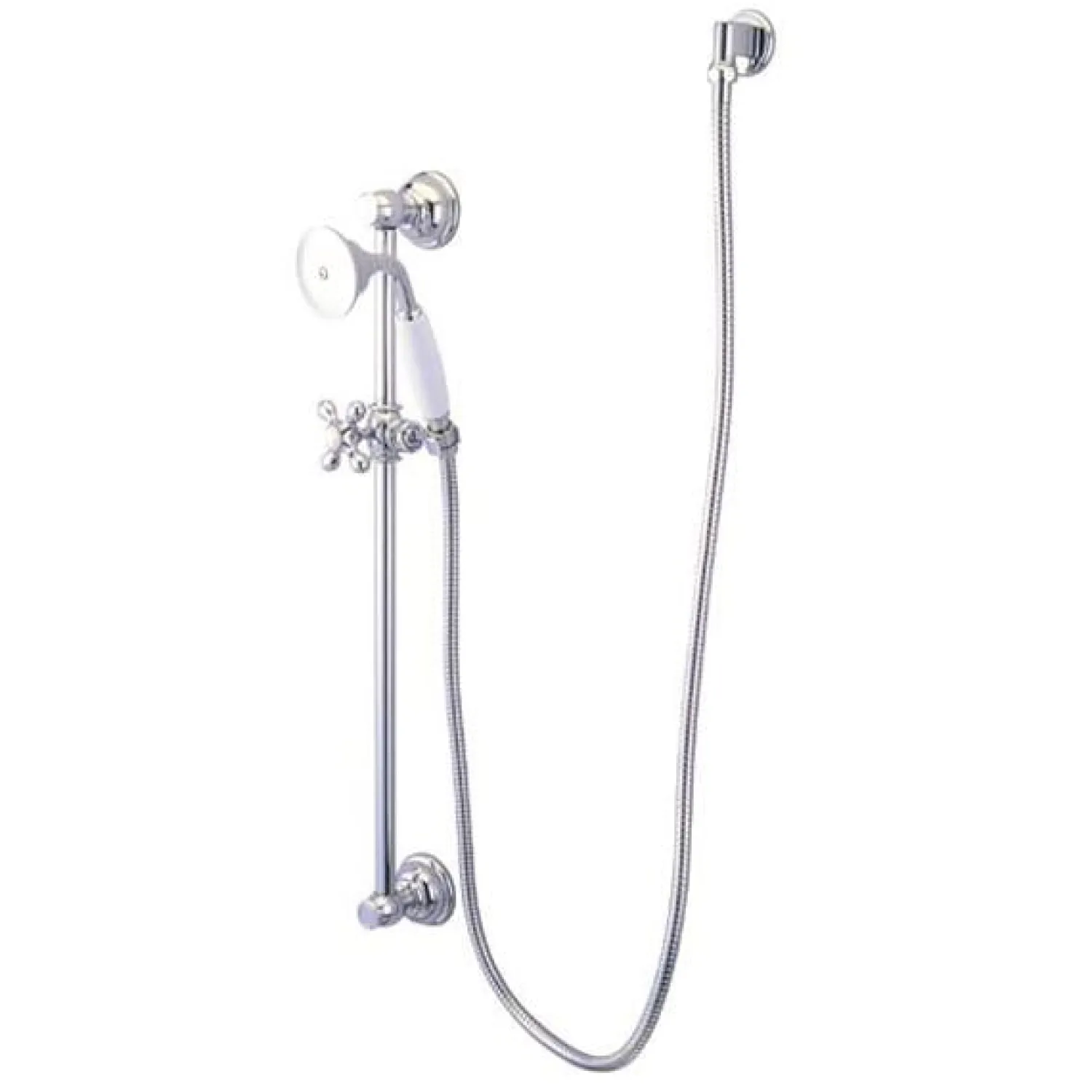 New Made to Match Polished Chrome 4 Piece Shower Combo Handheld Shower Heads