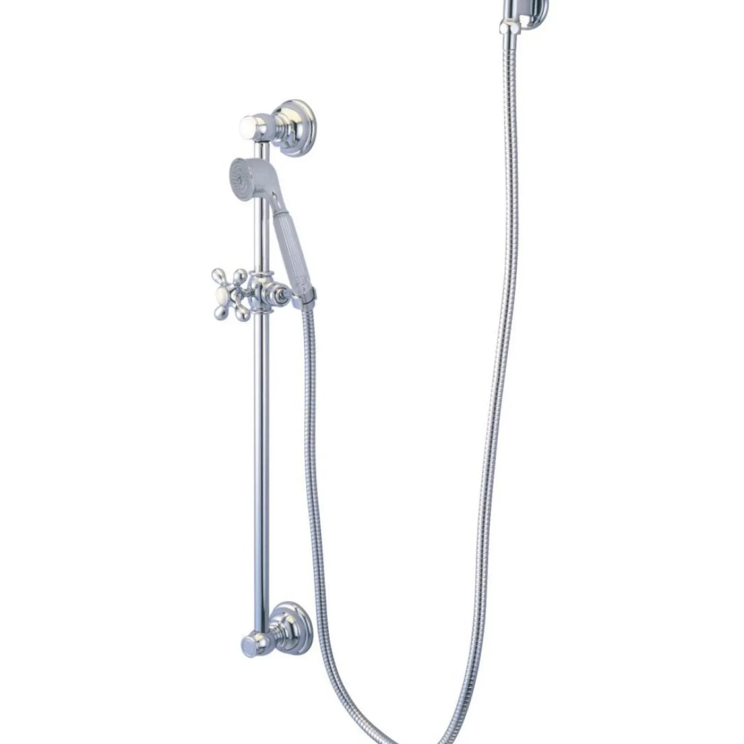 New Made to Match 4 Piece Shower Combo in Polished Chrome Handheld Shower Heads