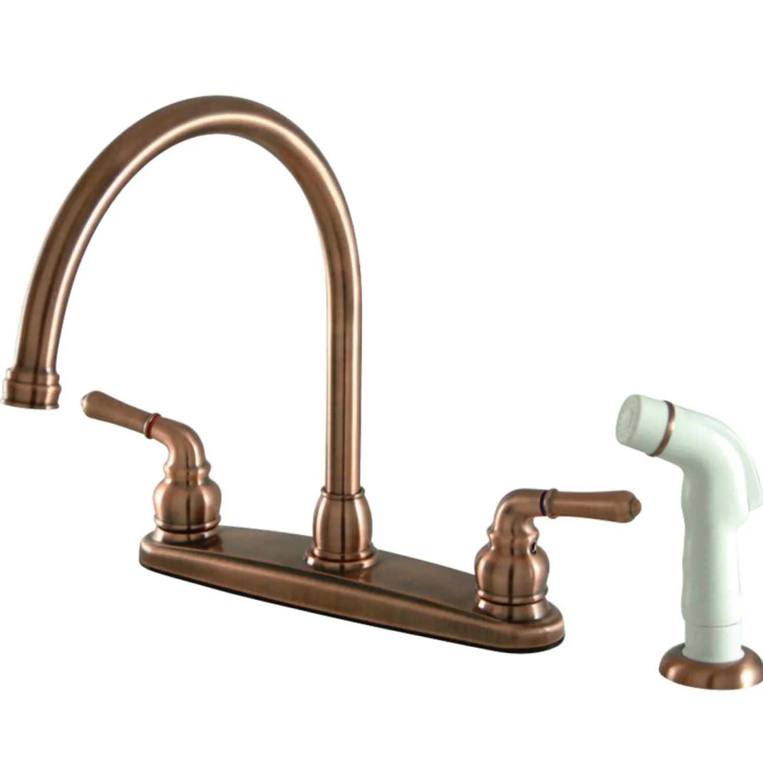 Online Magellan Centerset 4-Hole Kitchen Faucet Faucets With Side Spray