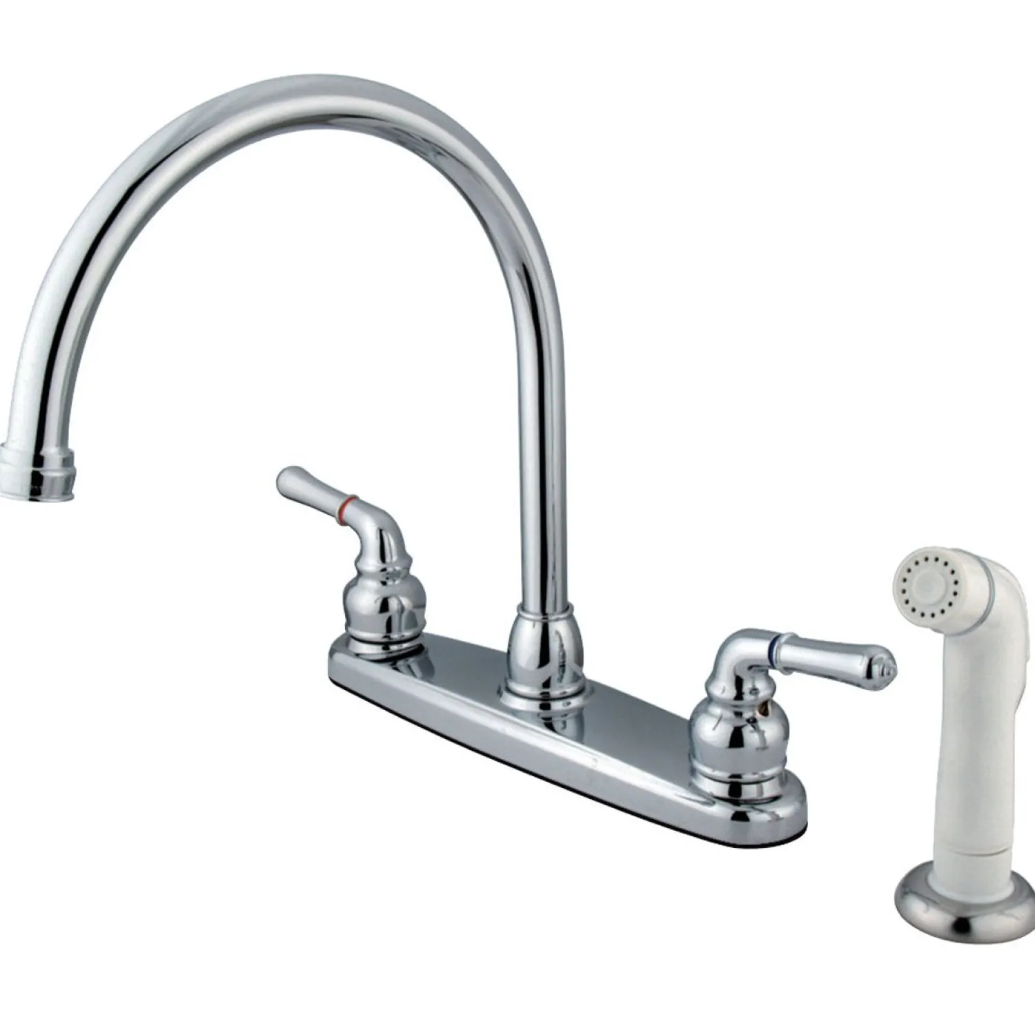 Online Magellan Centerset 4-Hole Kitchen Faucet Faucets With Side Spray