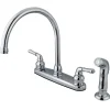Online Magellan Deck Mount Centerset Kitchen Faucet Faucets With Side Spray