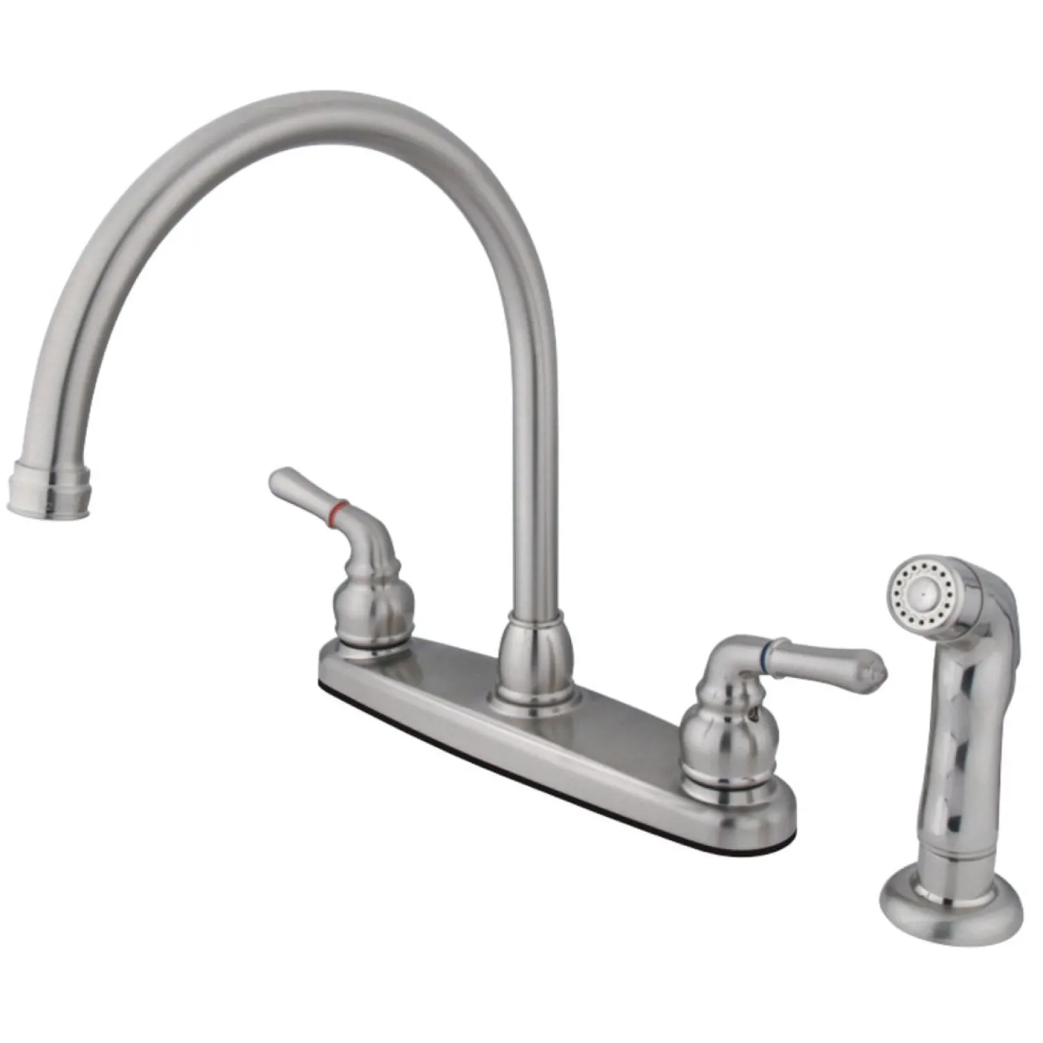 Online Magellan Deck Mount Centerset Kitchen Faucet Faucets With Side Spray