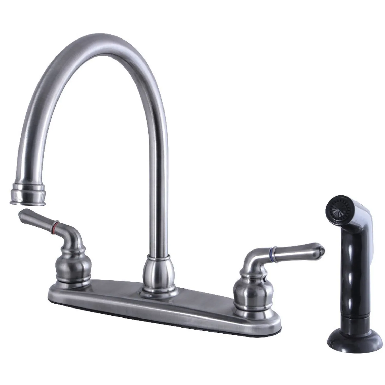 Online Magellan Deck Mount Centerset Kitchen Faucet Faucets With Side Spray