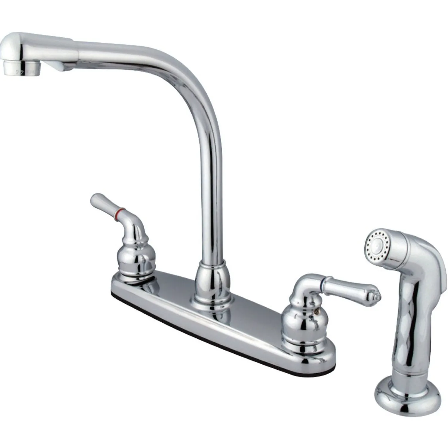 Online Magellan 4-Hole Centerset Kitchen Faucet Faucets With Side Spray