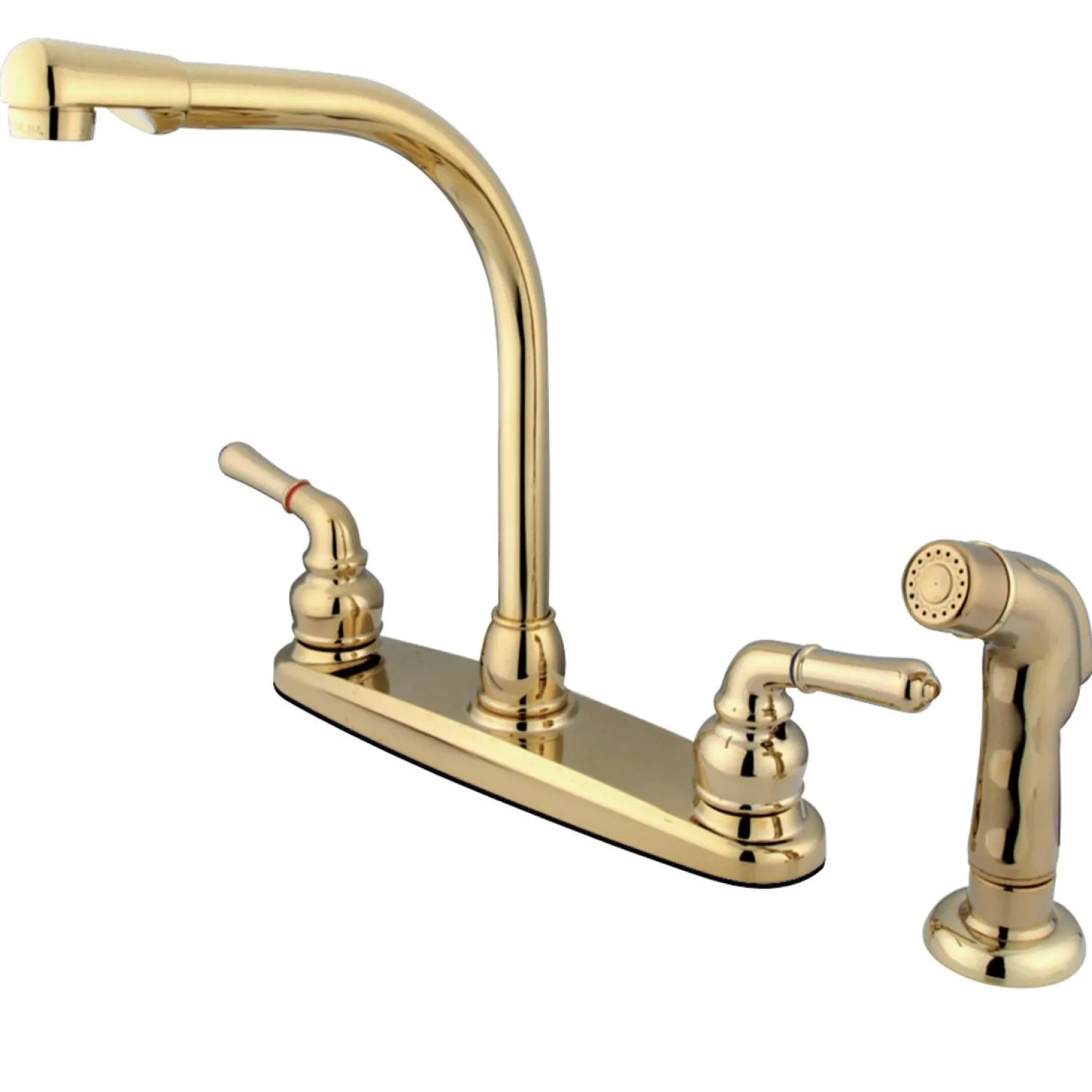 Online Magellan 4-Hole Centerset Kitchen Faucet Faucets With Side Spray