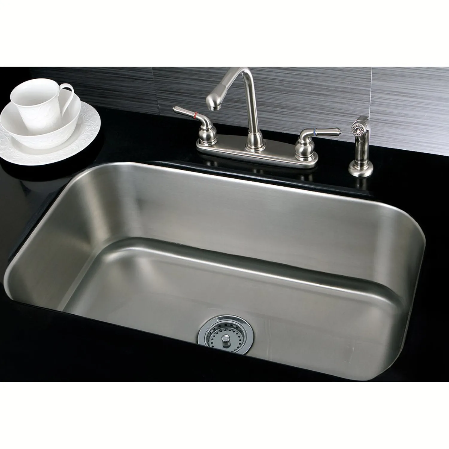 Online Magellan 4-Hole Centerset Kitchen Faucet Faucets With Side Spray