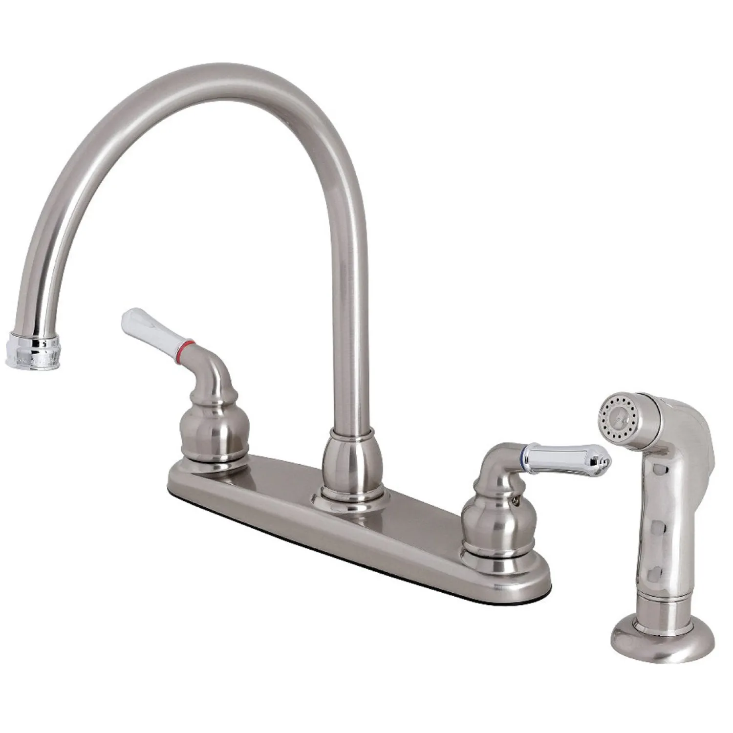 New Magellan 8-Inch Centerset Deck Mount Kitchen Faucet Faucets With Side Spray
