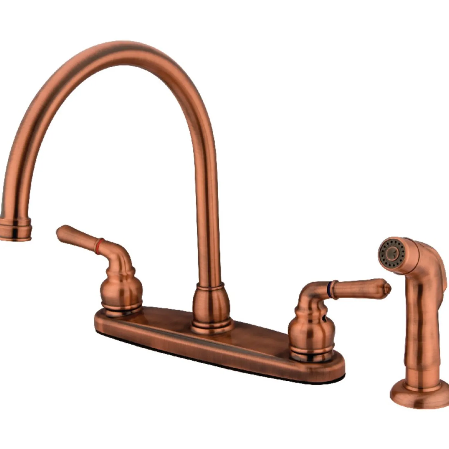 New Magellan 8-Inch Centerset Deck Mount Kitchen Faucet Faucets With Side Spray