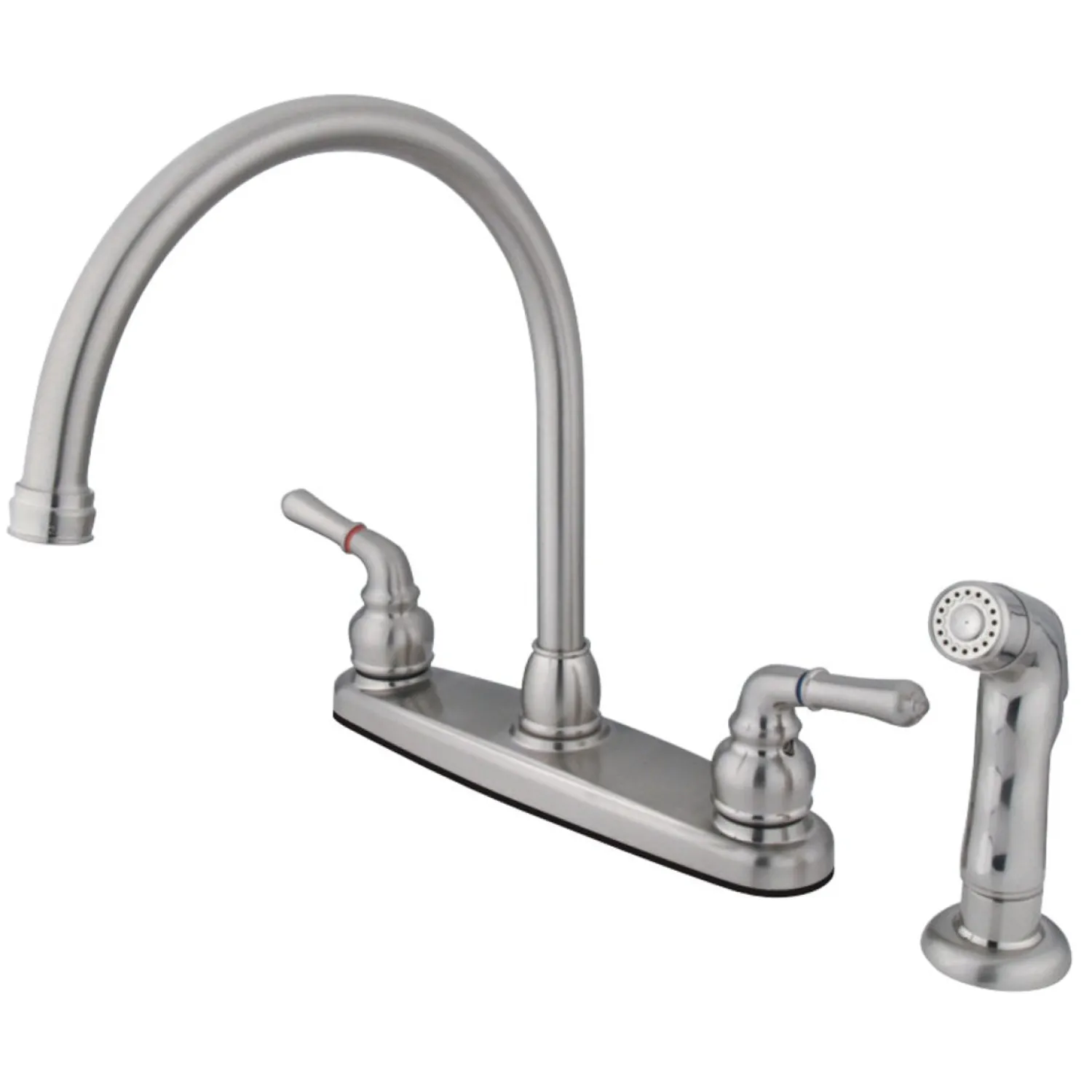 New Magellan 8-Inch Centerset Deck Mount Kitchen Faucet Faucets With Side Spray