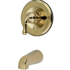 Hot Magellan Single Handle Tub Faucet in Polished Brass Tub Faucets