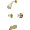 Best Magellan Solid Brass Two Handle Tub and Shower Faucet Tub & Shower Sets