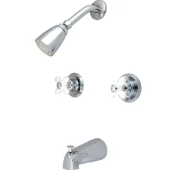 Best Magellan Solid Brass Two Handle Tub and Shower Faucet Tub & Shower Sets