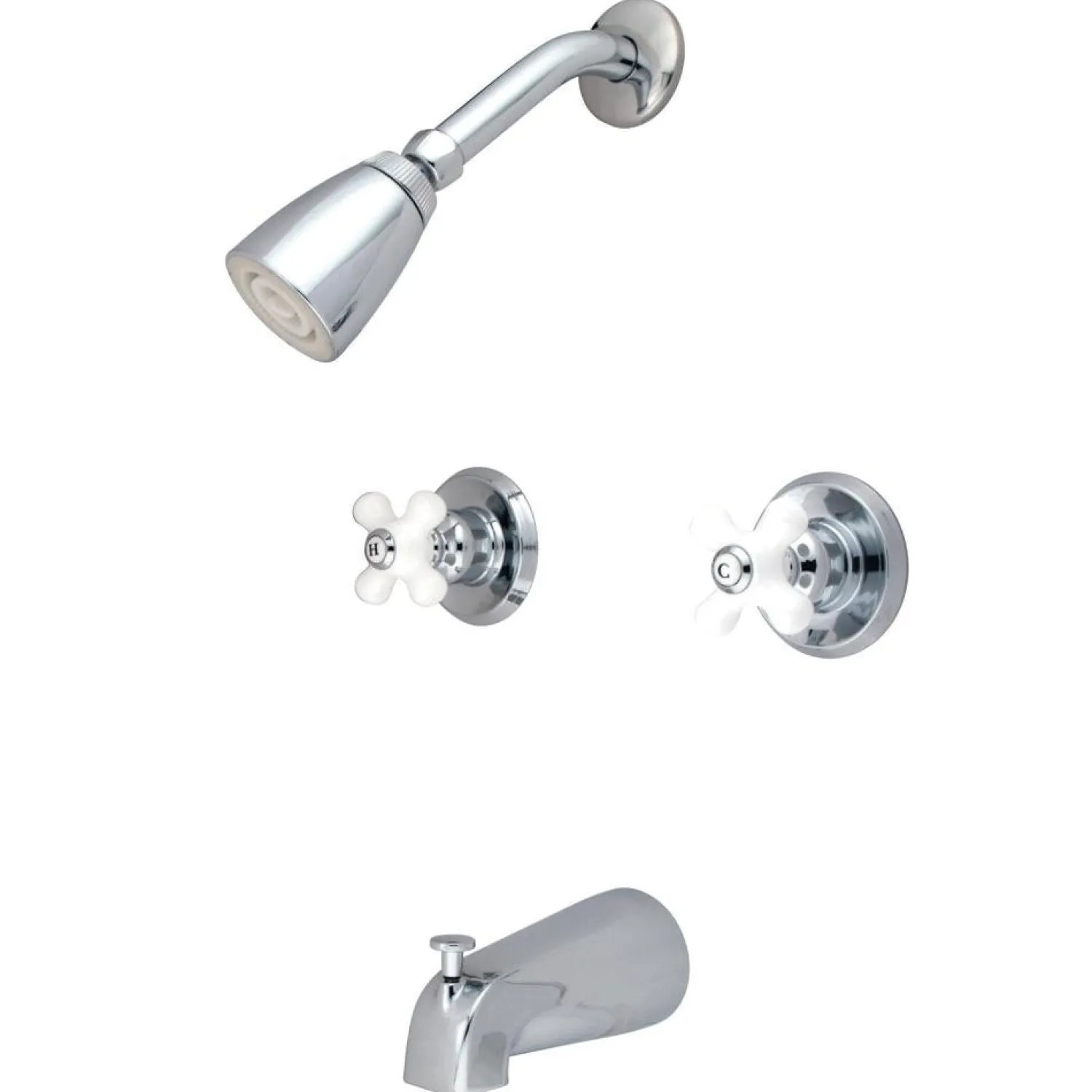 Best Magellan Solid Brass Two Handle Tub and Shower Faucet Tub & Shower Sets