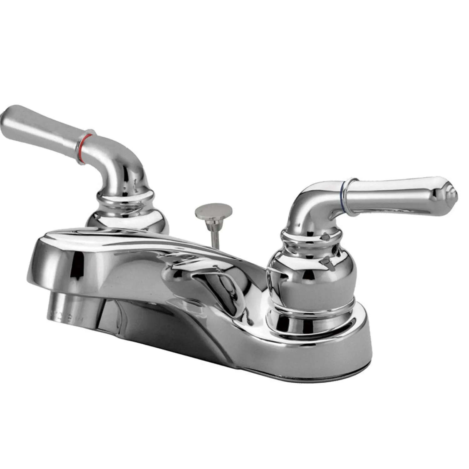 Sale Magellan Two Handle 4" Centerset Lavatory Faucet with Brass Pop-up 4" Center Set