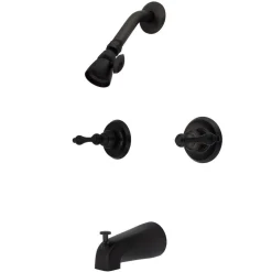 Outlet Magellan Two Handle Tub and Shower Faucet in Oil Rubbed Bronze Tub & Shower Sets