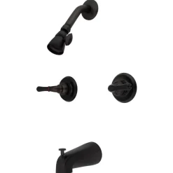 Clearance Magellan Two Handle Oil Rubbed Bronze Tub and Shower Faucet Tub & Shower Sets