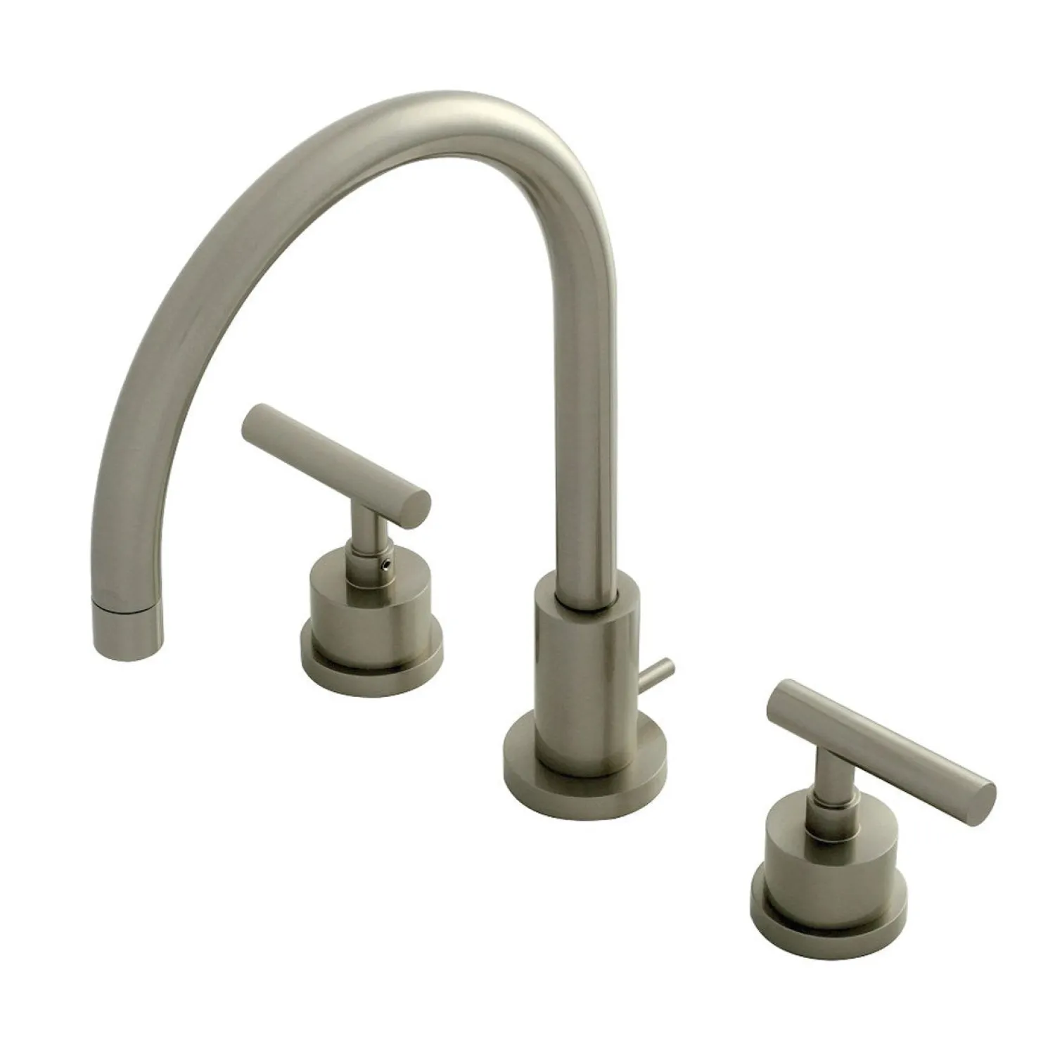Sale Manhattan Deck Mount 8-Inch Widespread Bathroom Faucet 8" Widespread