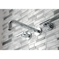 Discount Manhattan 2-Handle Wall Mount Tub Faucet Tub Faucets