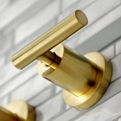 Discount Manhattan 2-Handle Wall Mount Roman Tub Faucet Tub Faucets