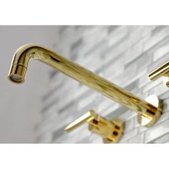 Discount Manhattan 2-Handle Wall Mount Roman Tub Faucet Tub Faucets