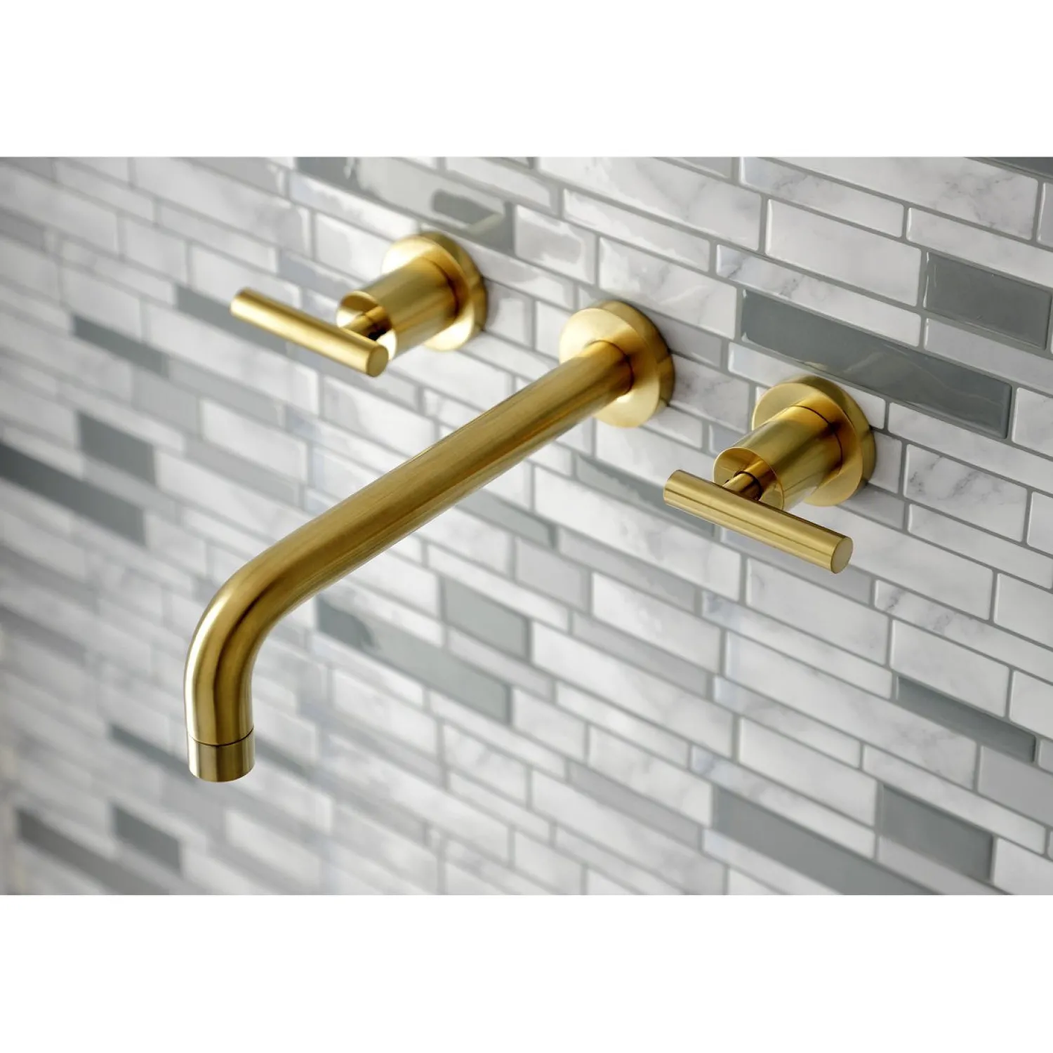 Discount Manhattan 2-Handle Wall Mount Roman Tub Faucet Tub Faucets