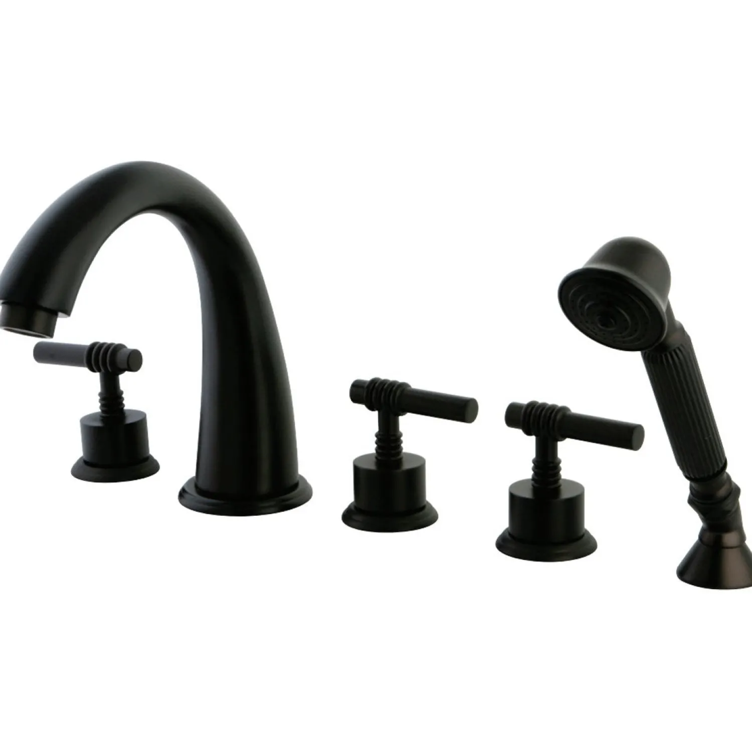 Outlet Manhattan Roman Tub Filler with Hand Shower Tub & Shower Sets|Tub Faucets