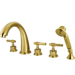 Outlet Manhattan Roman Tub Filler with Hand Shower Tub & Shower Sets|Tub Faucets