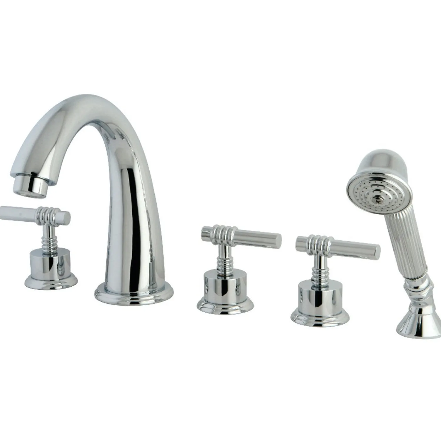 Outlet Manhattan Roman Tub Filler with Hand Shower Tub & Shower Sets|Tub Faucets