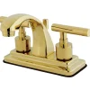 Sale Manhattan Two Handle 4" Centerset Lavatory Faucet with Brass Pop-up 4" Center Set