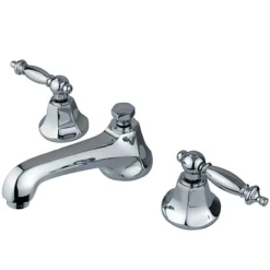 Outlet Metropolitan Three Hole Two Handle 8" to 16" Widespread Lavatory Faucet with Brass Pop-up 8" Widespread