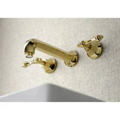 Best Metropolitan 2-Handle Wall Mount Bathroom Faucet Wall Mount