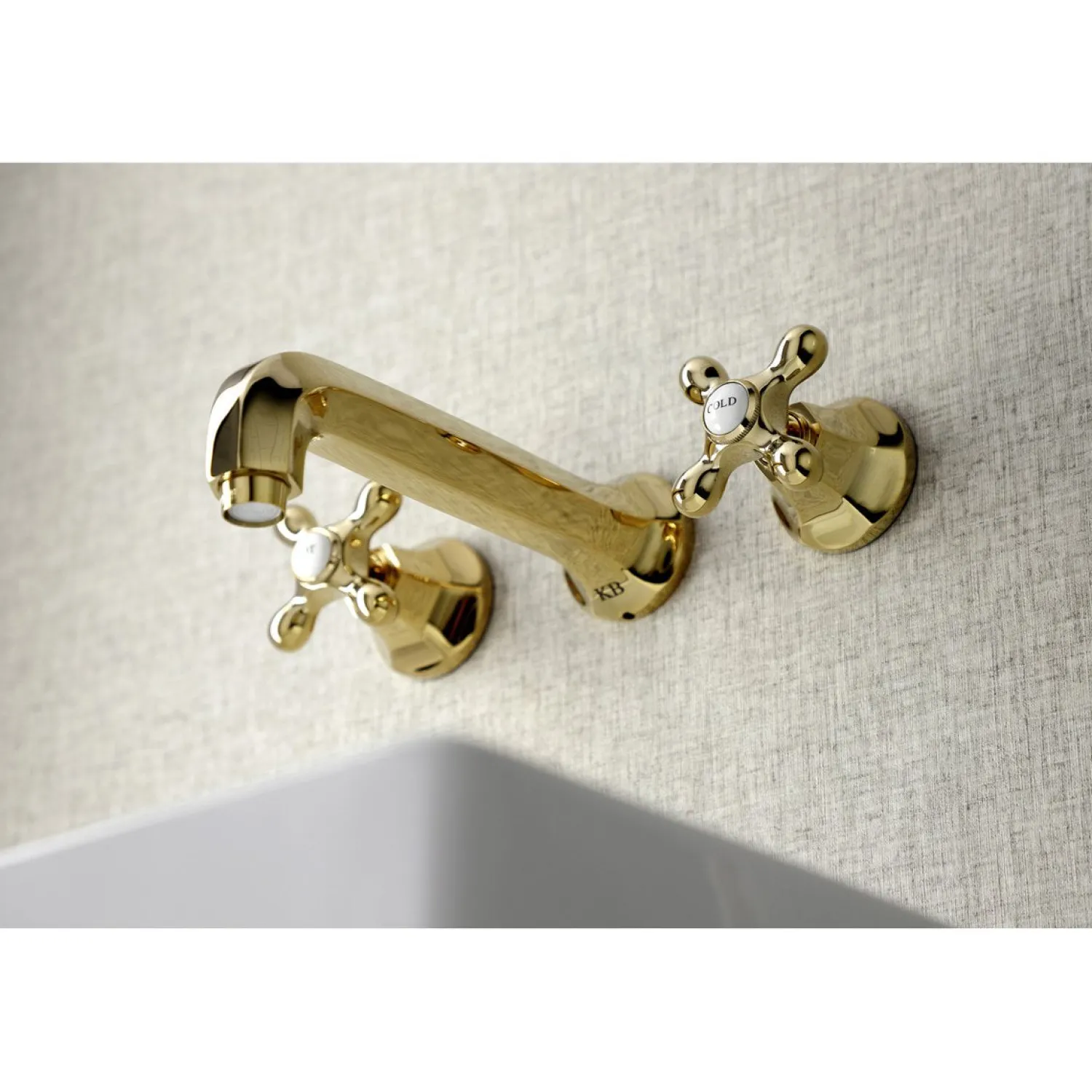 Best Metropolitan Wall Mount Two-Handle Bathroom Faucet Wall Mount