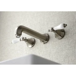 Outlet Metropolitan Two-Handle Wall Mount Bathroom Faucet Wall Mount